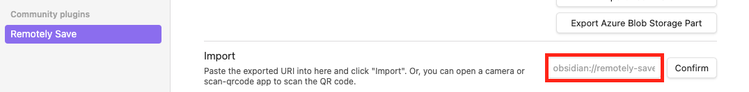 export and import settings