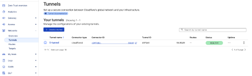 Cloudflare Tunnel Active